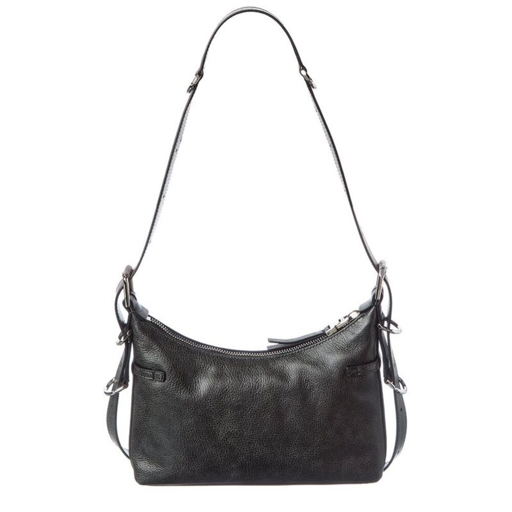 Givenchy Voyou Leather Hobo Bag, Black - Picture 2 of 5